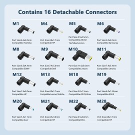 Alimentation universelle pour Notebook 90W 16 Connecteurs