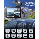 Caméra de bord Dash Cam Wi-FI GPS avec Carte SD 32G à 3 canaux
