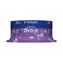 Boîte de 25 DVD+R 4.7 Go vierges Verbatim