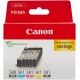 Canon 580 581 Multipack Cyan + Magenta + Jaune + Noir + Noir PGBK CLI-581C CLI-581M CLI-581Y CLI-581BK + PGI-580PGBK