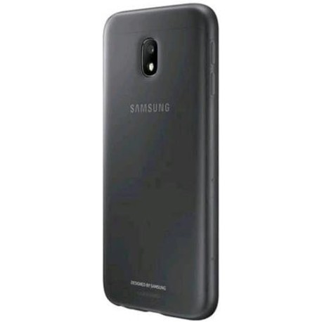 Coque de protection antichoc semi-rigide pour Galaxy J3 2017 Noir Translucide