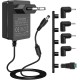 Adaptateur Secteur 24V 1,5A 5,5 x 2,1 mm + 5 connecteurs