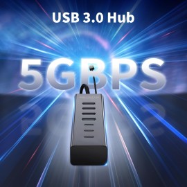 Hub USB 3.0 4 ports USB 3 + 3 ports USB-C