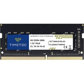 Mémoire So-Dimm DDR4 1.2V 2666 Mhz 8 Go Timetec