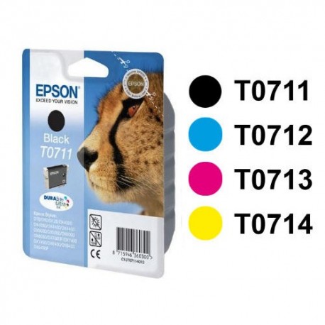 Epson Jaune T0714 Guépard