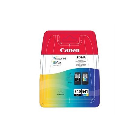 Canon 540 541 Multipack PG-540 Noir + CL-541 Couleur