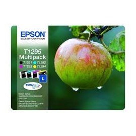 Epson multipack Noir, Cyan, Magenta, Jaune T1295 Pomme