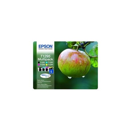 Epson multipack Noir, Cyan, Magenta, Jaune T1295 Pomme