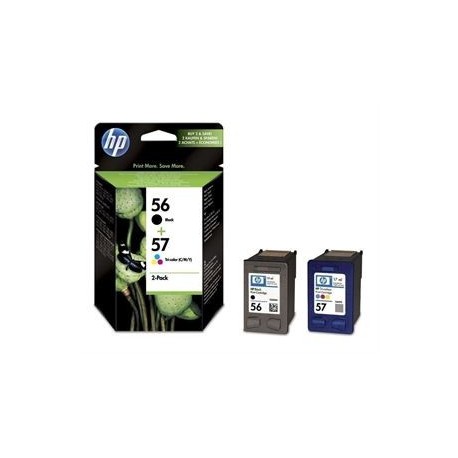 HP 56 57 kit combo Noir+Couleur