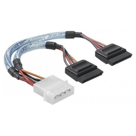 Adaptateur Molex vers 2 SATA