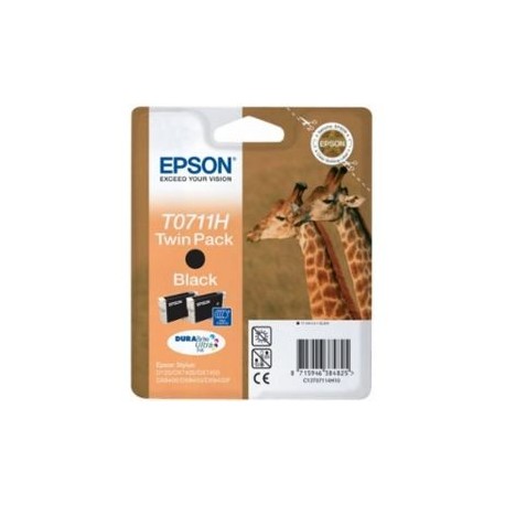 Epson Noir T0711H Twin Pack Girafe