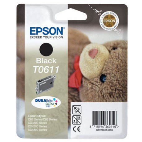 Epson Noir T0611 Ourson